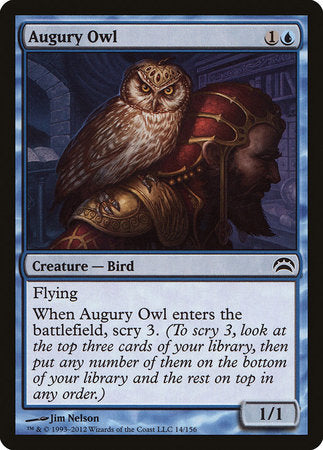 Augury Owl [Planechase 2012] | Dumpster Cat Games