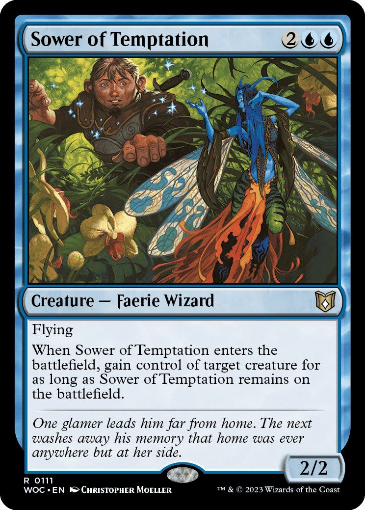 Sower of Temptation [Wilds of Eldraine Commander] | Dumpster Cat Games