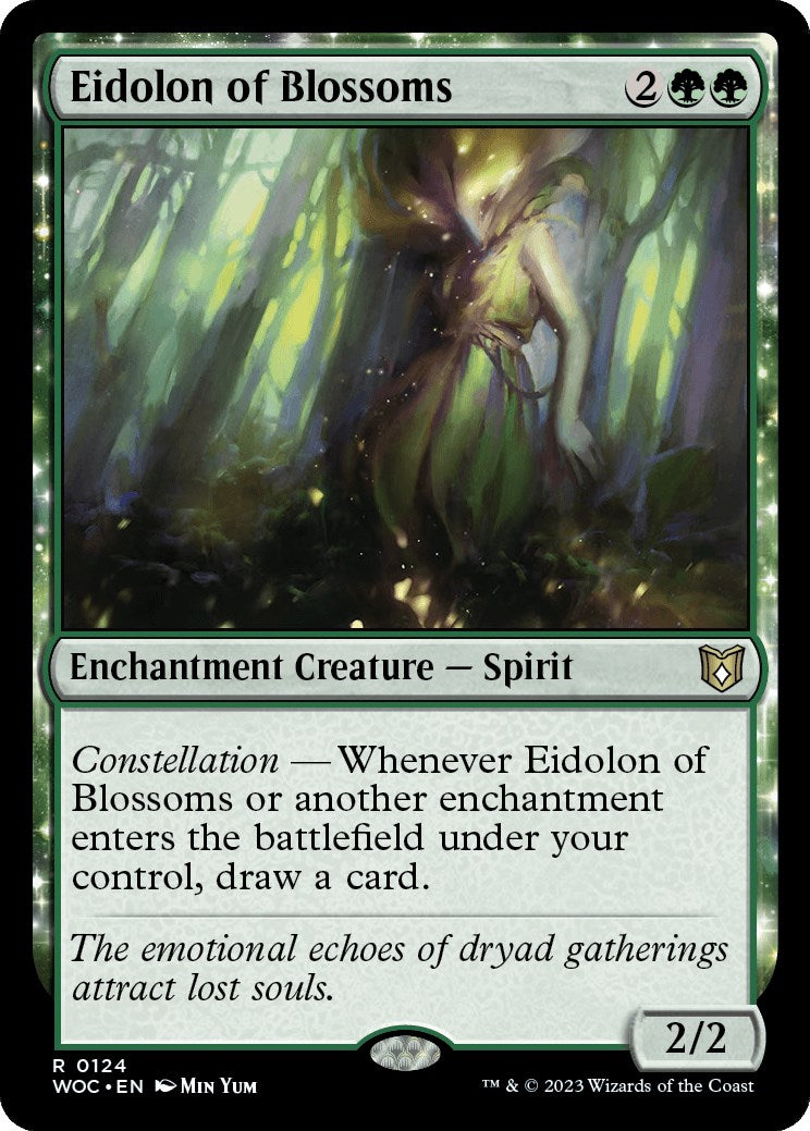 Eidolon of Blossoms [Wilds of Eldraine Commander] | Dumpster Cat Games