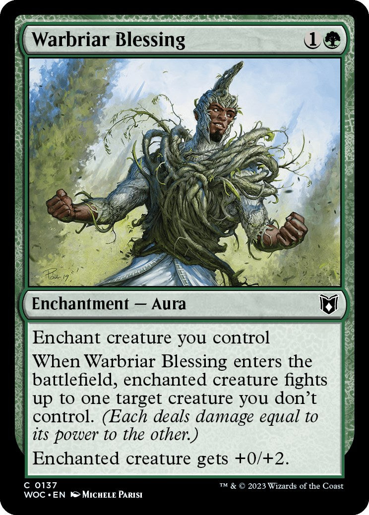 Warbriar Blessing [Wilds of Eldraine Commander] | Dumpster Cat Games