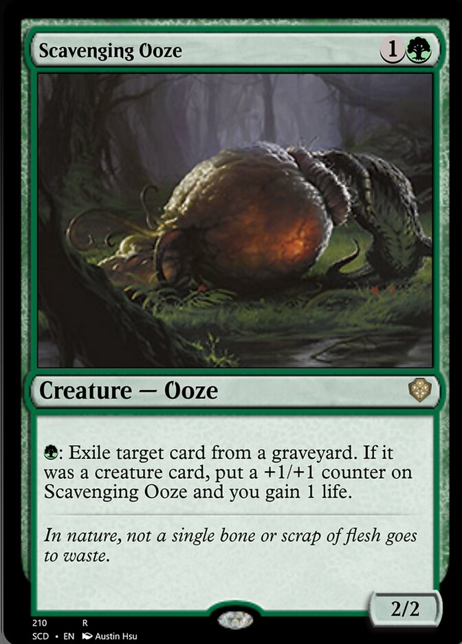 Scavenging Ooze [Starter Commander Decks] | Dumpster Cat Games