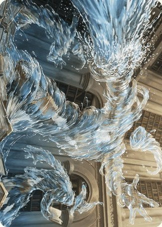 Splashy Spellcaster Art Card [Wilds of Eldraine Art Series] | Dumpster Cat Games