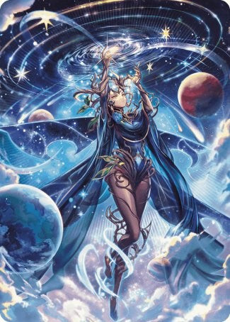 Omniscience Anime Art Card [Wilds of Eldraine Art Series] | Dumpster Cat Games