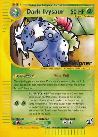 Dark Ivysaur (6) (Winner) [Best of Promos] | Dumpster Cat Games