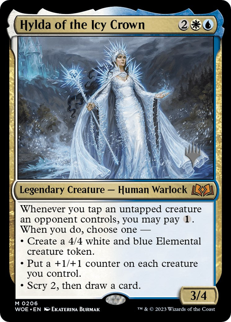 Hylda of the Icy Crown (Promo Pack) [Wilds of Eldraine Promos] | Dumpster Cat Games