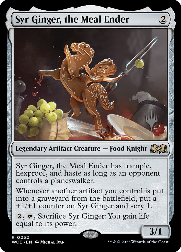 Syr Ginger, the Meal Ender (Promo Pack) [Wilds of Eldraine Promos] | Dumpster Cat Games