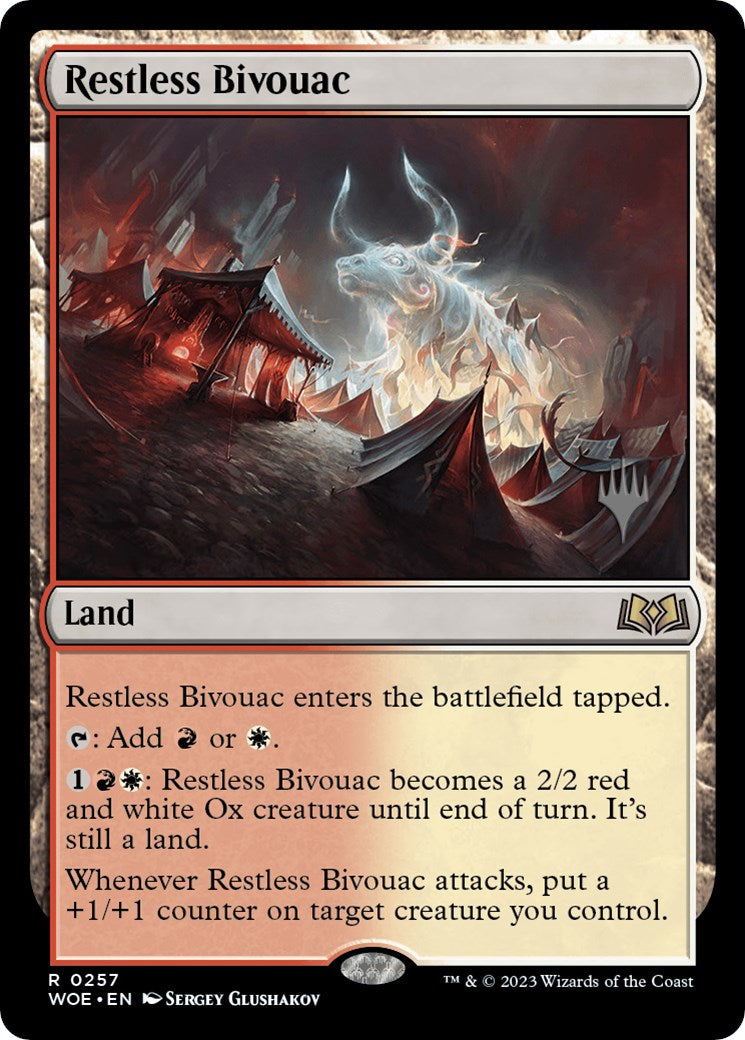 Restless Bivouac (Promo Pack) [Wilds of Eldraine Promos] | Dumpster Cat Games