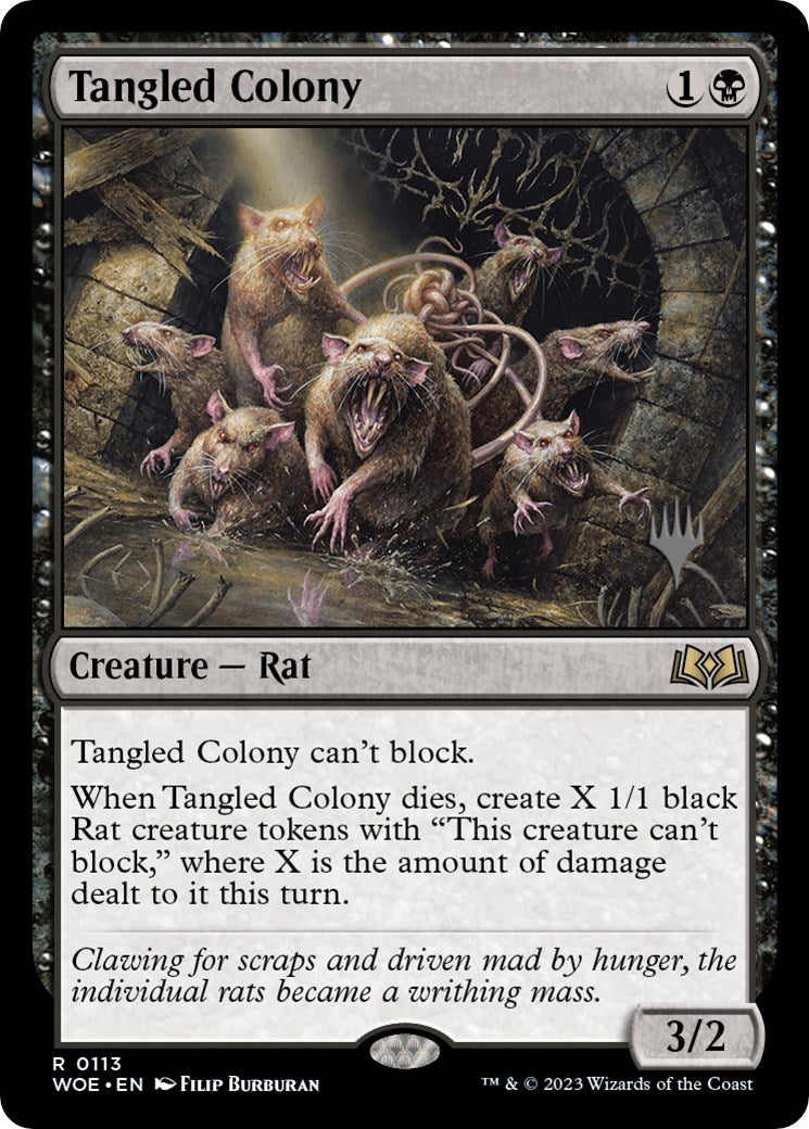 Tangled Colony (Promo Pack) [Wilds of Eldraine Promos] | Dumpster Cat Games