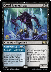 Cruel Somnophage // Can't Wake Up (Promo Pack) [Wilds of Eldraine Promos] | Dumpster Cat Games