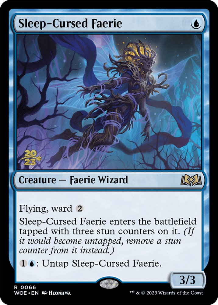 Sleep-Cursed Faerie [Wilds of Eldraine Prerelease Promos] | Dumpster Cat Games