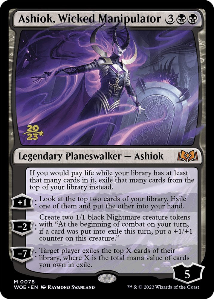 Ashiok, Wicked Manipulator [Wilds of Eldraine Prerelease Promos] | Dumpster Cat Games