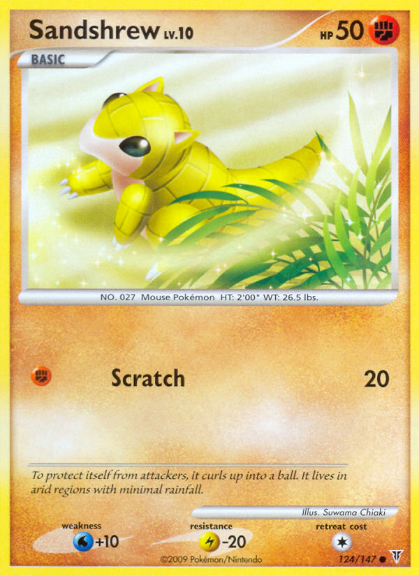 Sandshrew (124/147) [Platinum: Supreme Victors] | Dumpster Cat Games