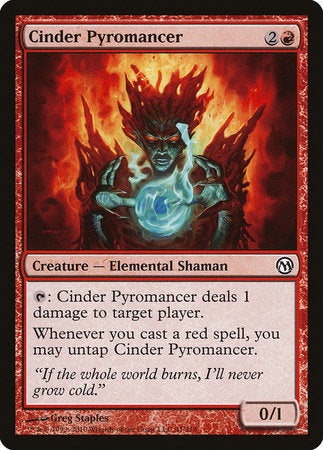 Cinder Pyromancer [Duels of the Planeswalkers] | Dumpster Cat Games