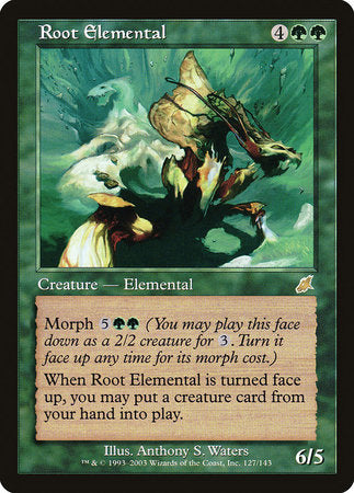 Root Elemental [Scourge] | Dumpster Cat Games