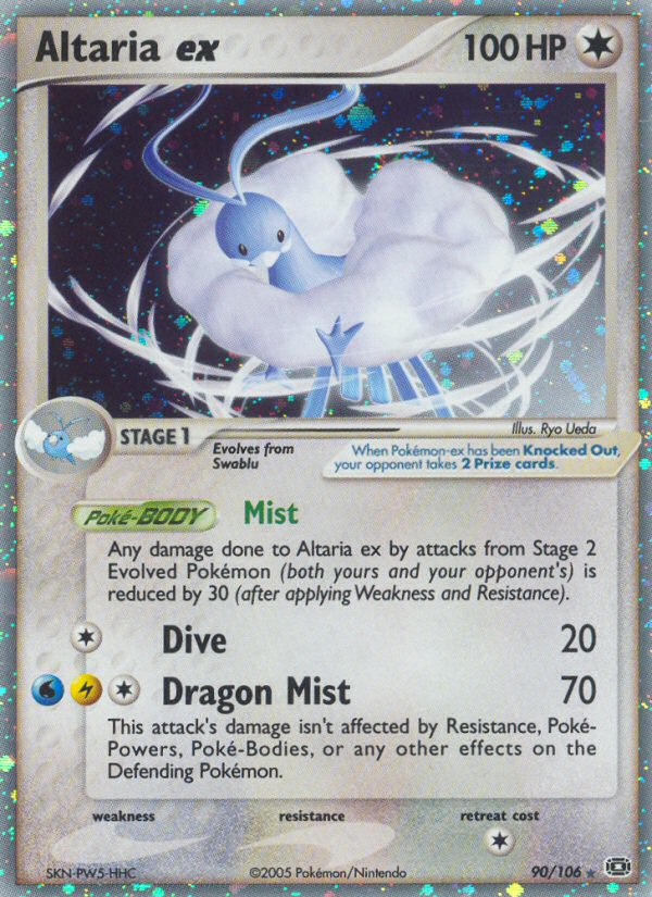 Altaria ex (90/106) [EX: Emerald] | Dumpster Cat Games