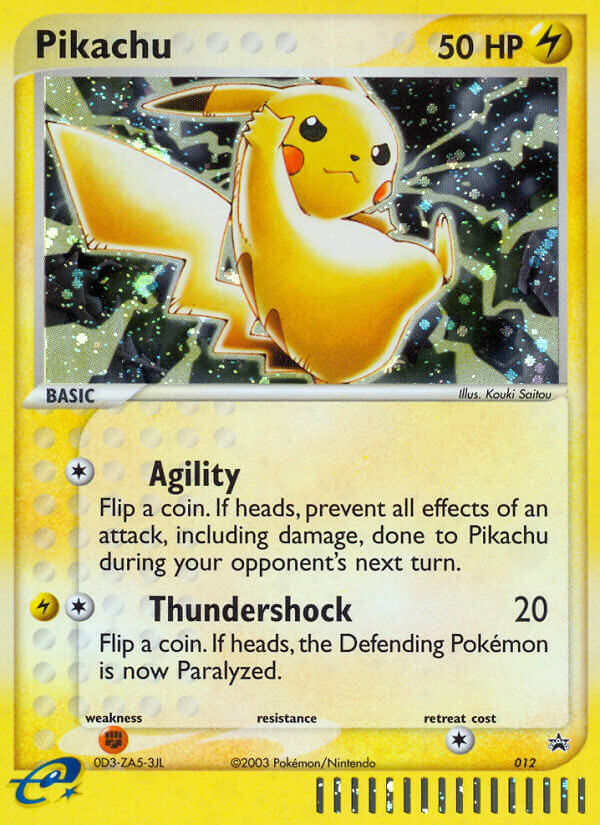 Pikachu (012) [Nintendo: Black Star Promos] | Dumpster Cat Games