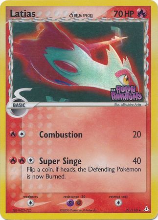 Latias (21/110) (Delta Species) (Stamped) [EX: Holon Phantoms] | Dumpster Cat Games