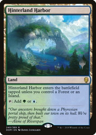 Hinterland Harbor [Dominaria Promos] | Dumpster Cat Games