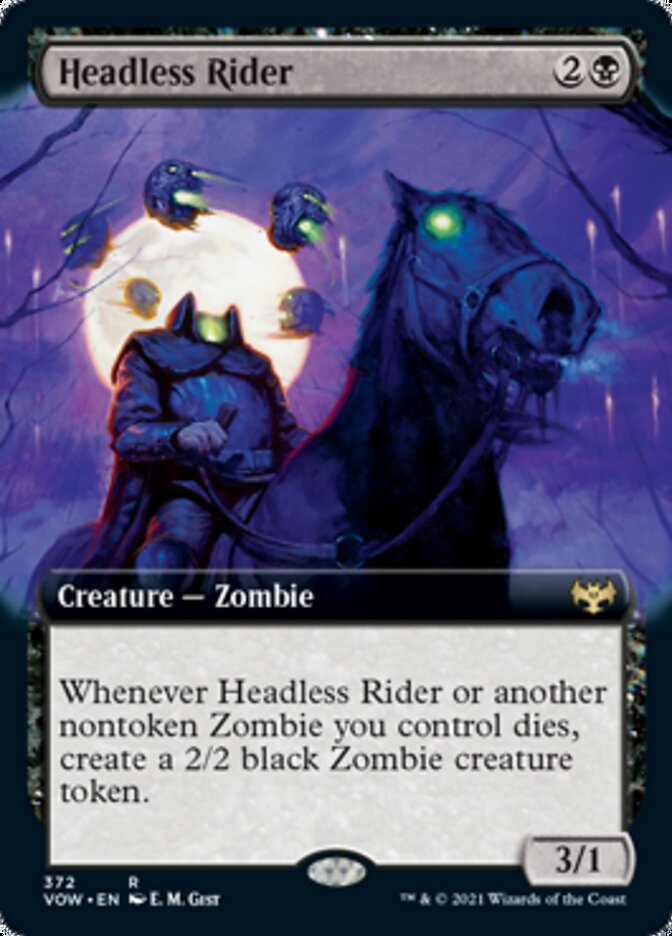 Headless Rider (Extended) [Innistrad: Crimson Vow] | Dumpster Cat Games