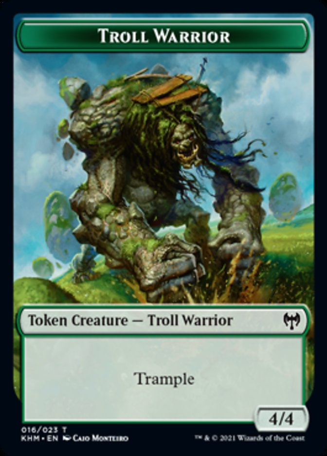 Troll Warrior Token [Kaldheim] | Dumpster Cat Games