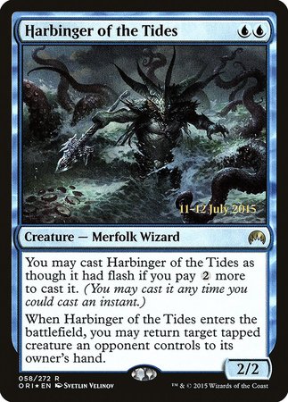 Harbinger of the Tides [Magic Origins Promos] | Dumpster Cat Games