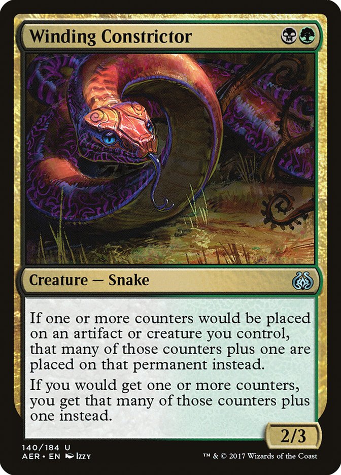 Winding Constrictor [Aether Revolt] | Dumpster Cat Games