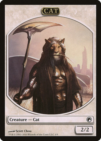 Cat Token [Scars of Mirrodin Tokens] | Dumpster Cat Games