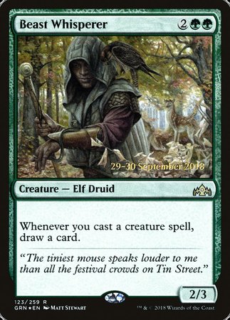 Beast Whisperer [Guilds of Ravnica Promos] | Dumpster Cat Games