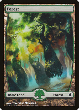 Forest (248) - Full Art [Zendikar] | Dumpster Cat Games