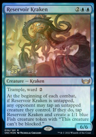 Reservoir Kraken [Streets of New Capenna Prerelease Promos] | Dumpster Cat Games