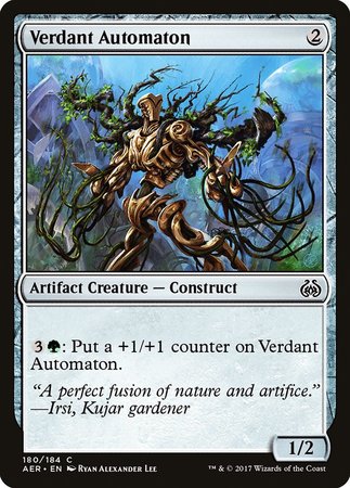 Verdant Automaton [Aether Revolt] | Dumpster Cat Games