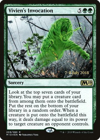 Vivien's Invocation [Core Set 2019 Promos] | Dumpster Cat Games