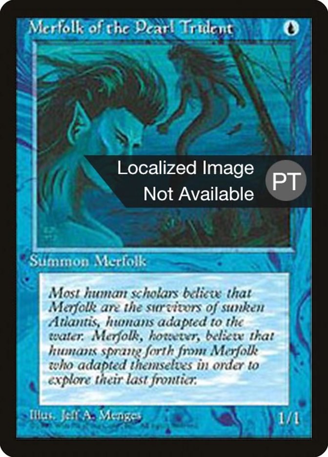 Merfolk of the Pearl Trident [Fourth Edition (Foreign Black Border)] | Dumpster Cat Games