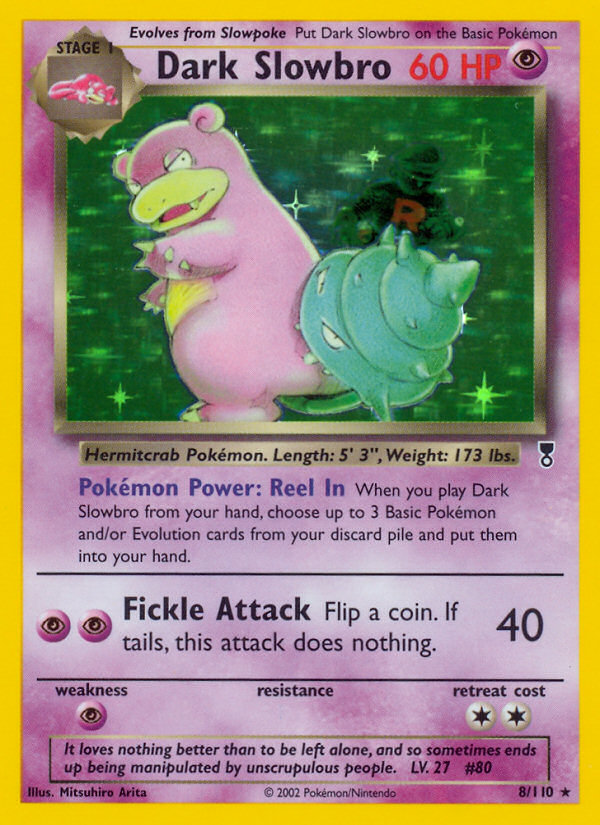 Dark Slowbro (8/110) [Legendary Collection] | Dumpster Cat Games