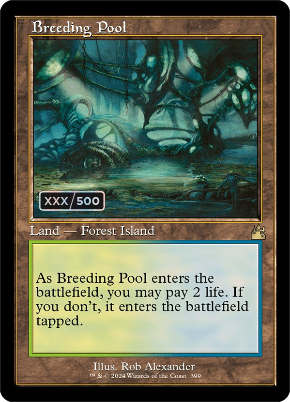 Breeding Pool (Retro) (Serialized) [Ravnica Remastered] | Dumpster Cat Games