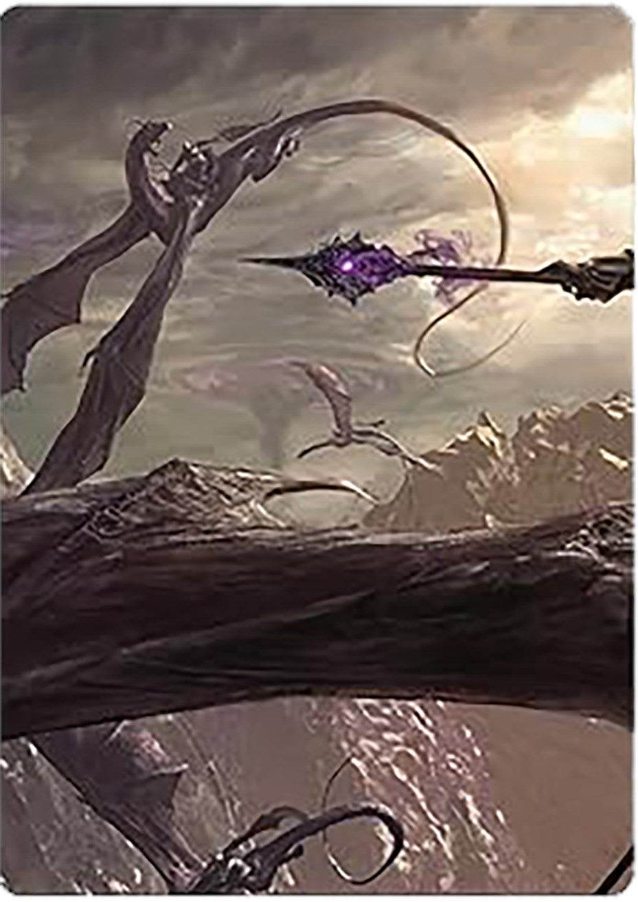 Nazgul Battle-Mace Art Card [The Lord of the Rings: Tales of Middle-earth Art Series] | Dumpster Cat Games