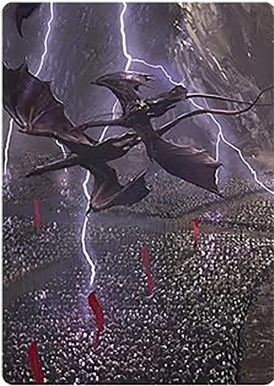 Mordor on the March Art Card [The Lord of the Rings: Tales of Middle-earth Art Series] | Dumpster Cat Games