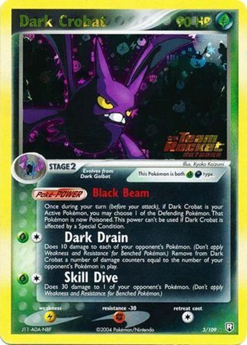 Dark Crobat (3/109) (Stamped) [EX: Team Rocket Returns] | Dumpster Cat Games