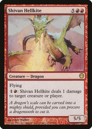 Shivan Hellkite [Duel Decks: Knights vs. Dragons] | Dumpster Cat Games