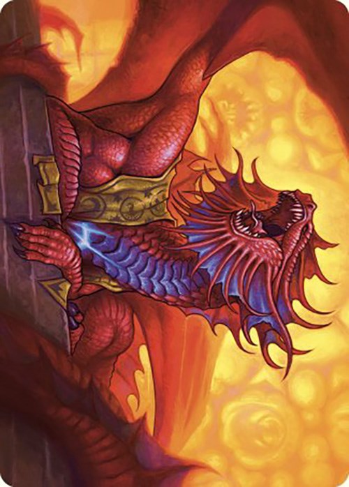 Niv-Mizzet, Guildpact Art Card (44/49) [Murders at Karlov Manor Art Series] | Dumpster Cat Games