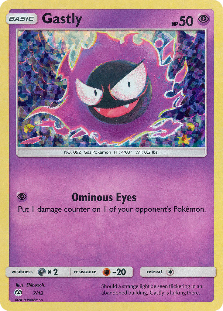 Gastly (7/12) [McDonald's Promos: 2019 Collection] | Dumpster Cat Games