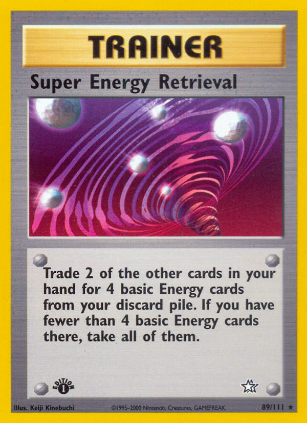 Super Energy Retrieval (89/111) [Neo Genesis 1st Edition] | Dumpster Cat Games