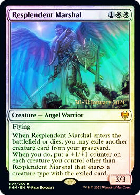 Resplendent Marshal  [Kaldheim Prerelease Promos] | Dumpster Cat Games