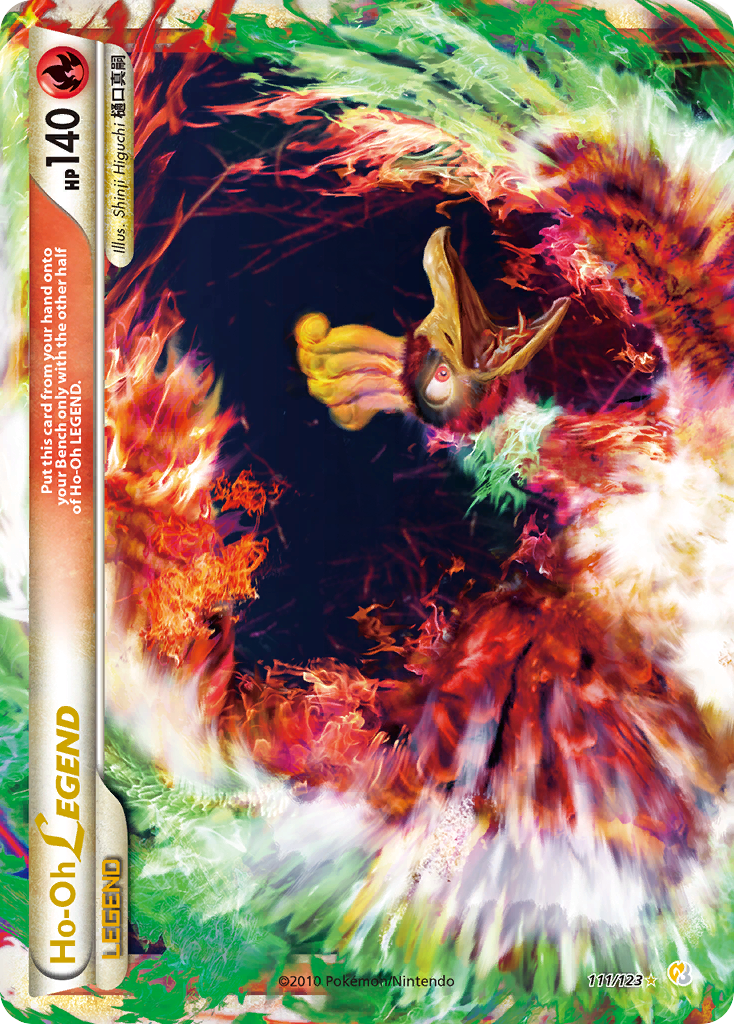 Ho-Oh LEGEND (111/123) [HeartGold & SoulSilver: Base Set] | Dumpster Cat Games