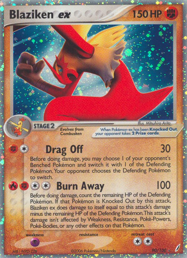 Blaziken ex (90/100) [EX: Crystal Guardians] | Dumpster Cat Games