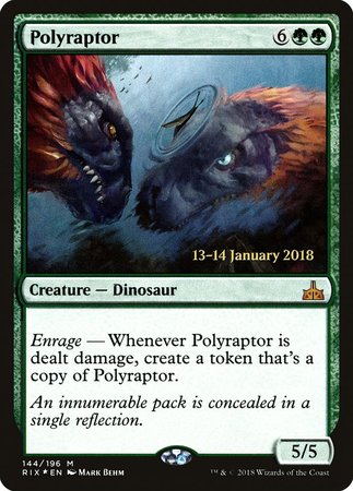 Polyraptor [Rivals of Ixalan Promos] | Dumpster Cat Games