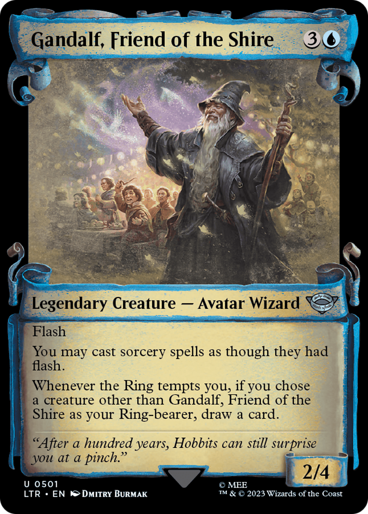 Gandalf, Friend of the Shire [The Lord of the Rings: Tales of Middle-Earth Showcase Scrolls] | Dumpster Cat Games