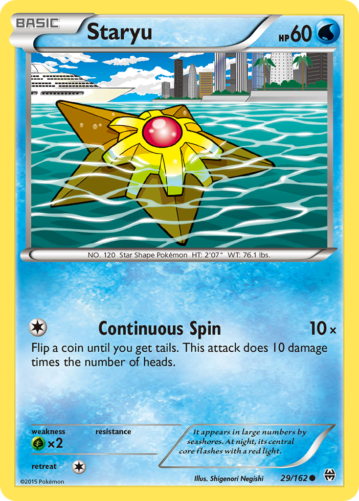 Staryu (29/162) [XY: BREAKthrough] | Dumpster Cat Games