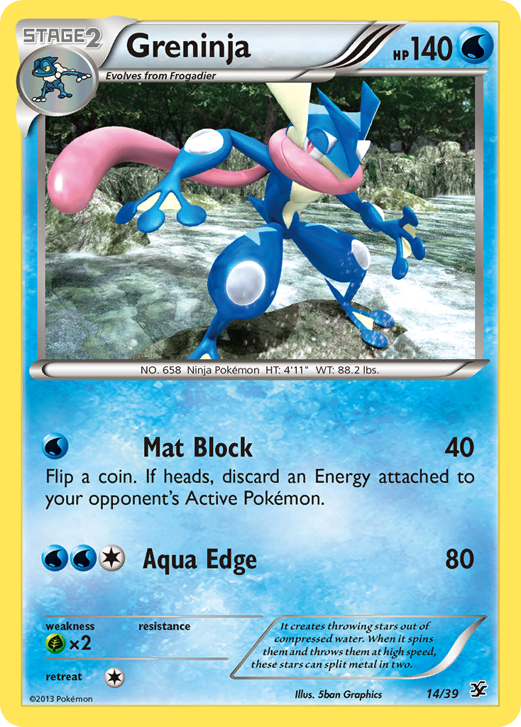 Greninja (14/39) [XY: Kalos Starter Set] | Dumpster Cat Games