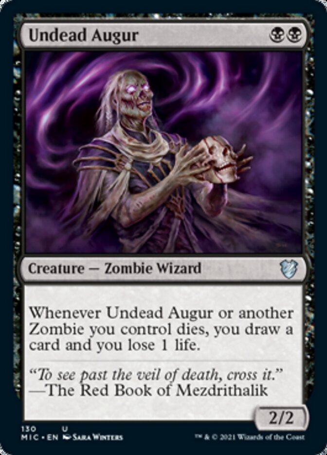 Undead Augur [Innistrad: Midnight Hunt Commander] | Dumpster Cat Games